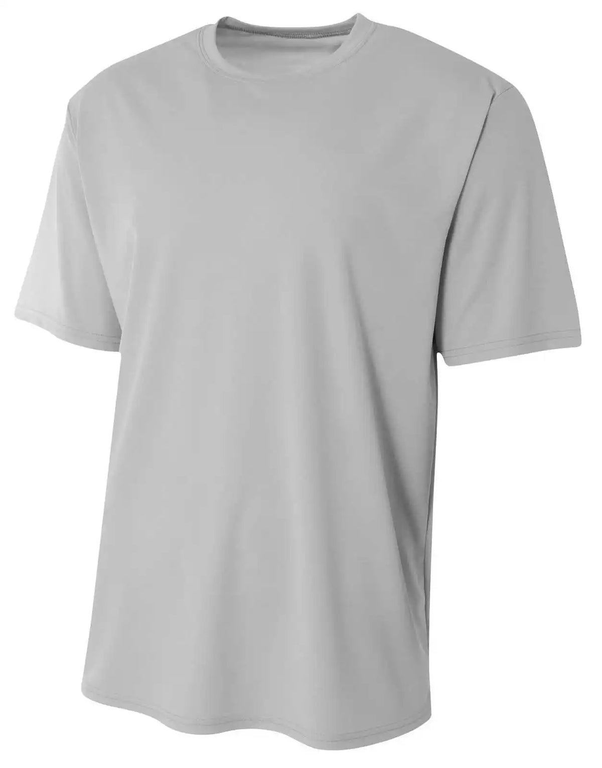 A4 N3402 Men’s Sprint Performance t Shirt Silver