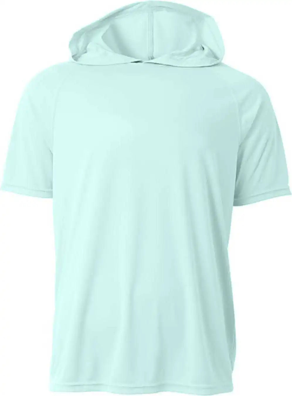 A4 N3408 Short Sleeve Hooded Tee Pastel Mint