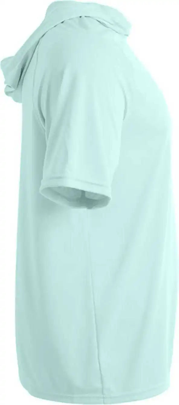 A4 N3408 Short Sleeve Hooded Tee Pastel Mint
