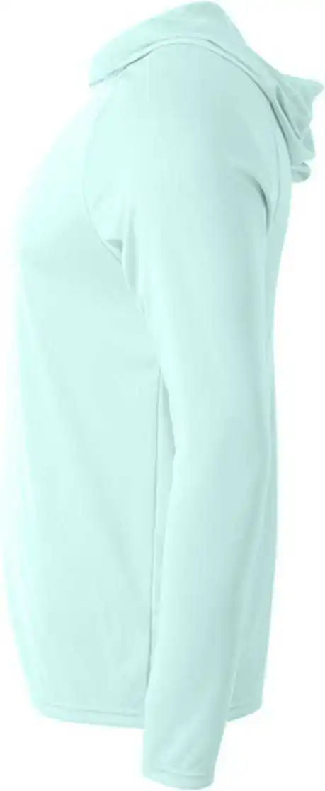 A4 N3409 Long Sleeve Hooded Tee - Pastel Mint