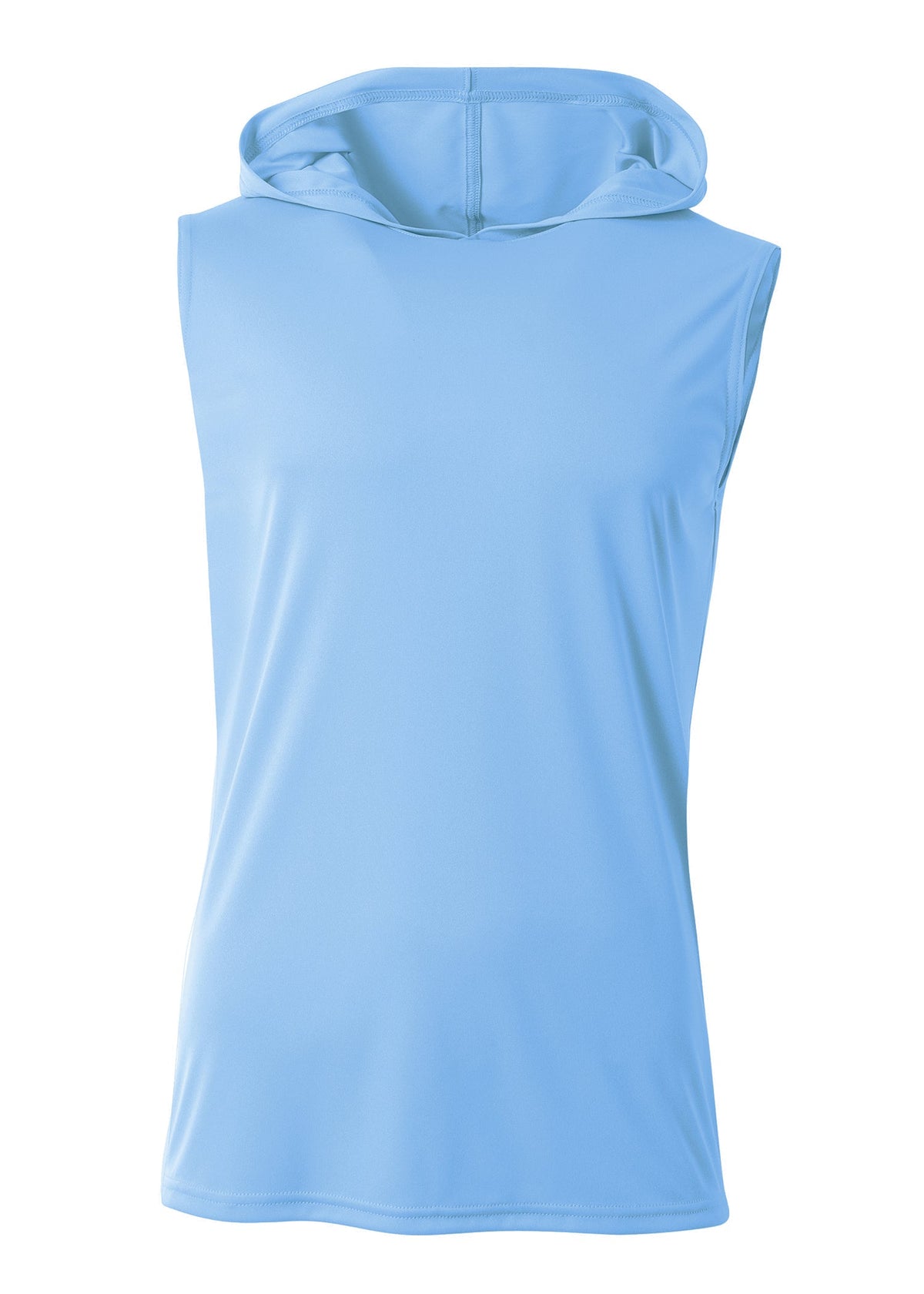 A4 N3410 Sleeveless Hooded Tee - Light Blue 2011 - s