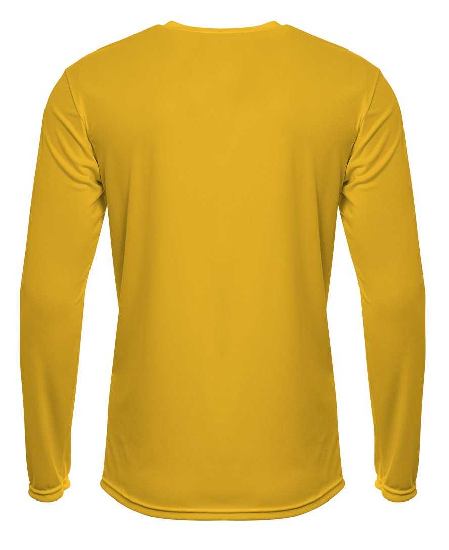 A4 N3425 Adult Sprint Long Sleeve Tee - Gold