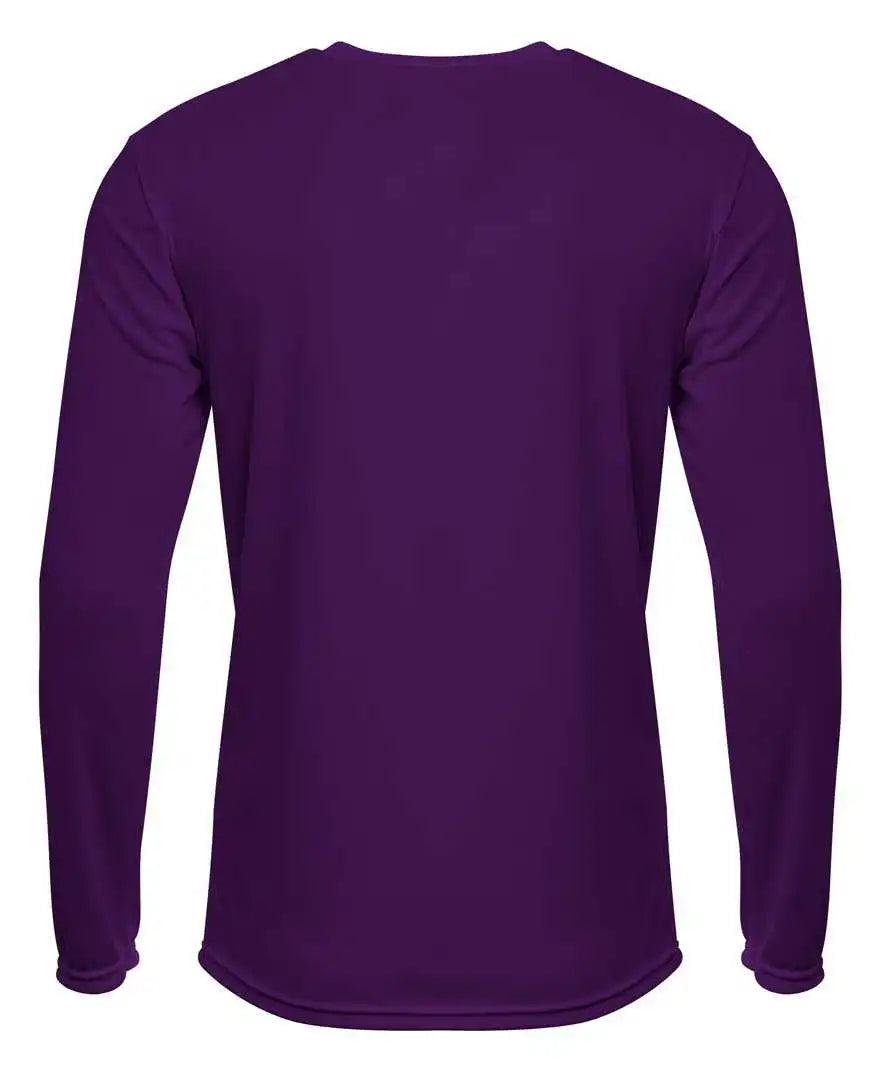 A4 N3425 Adult Sprint Long Sleeve Tee - Purple