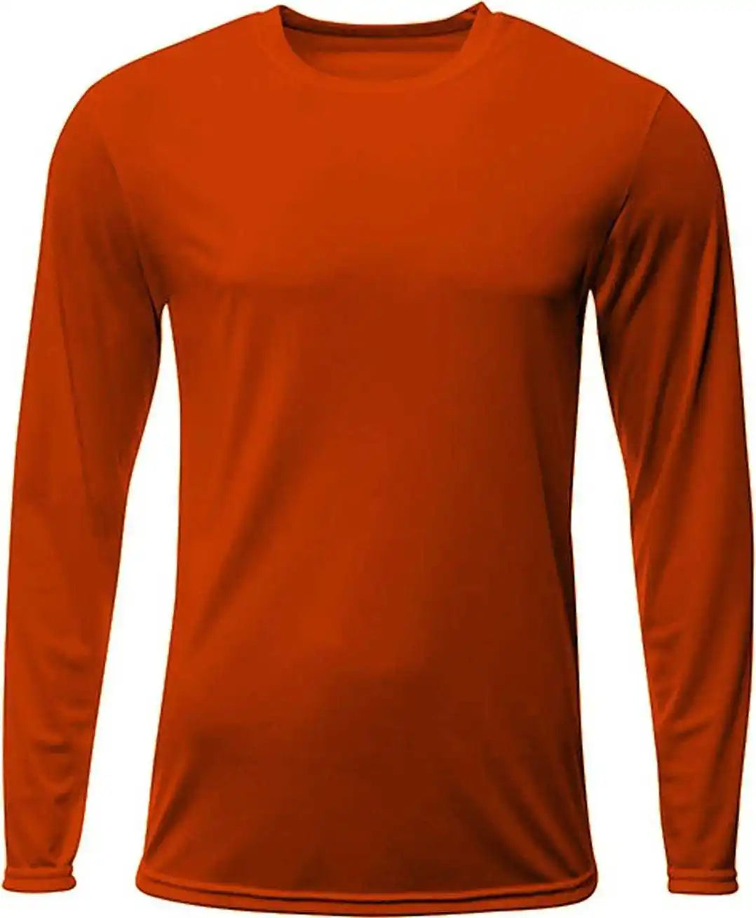 A4 N3425 Men’s Sprint Long Sleeve T-shirt - Athletic Orange