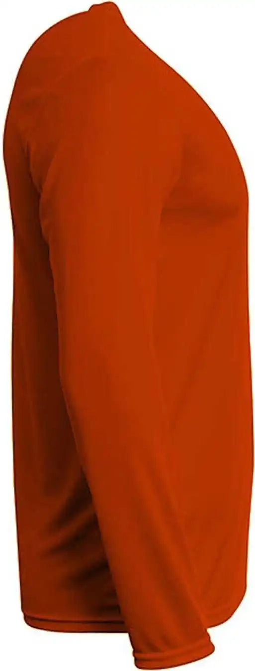 A4 N3425 Men’s Sprint Long Sleeve T-shirt - Athletic Orange