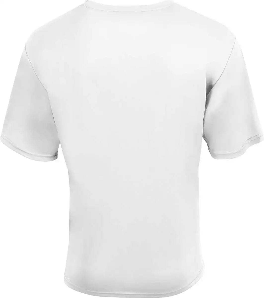 A4 N3511 Unisex Sprint v Neck t Shirt White