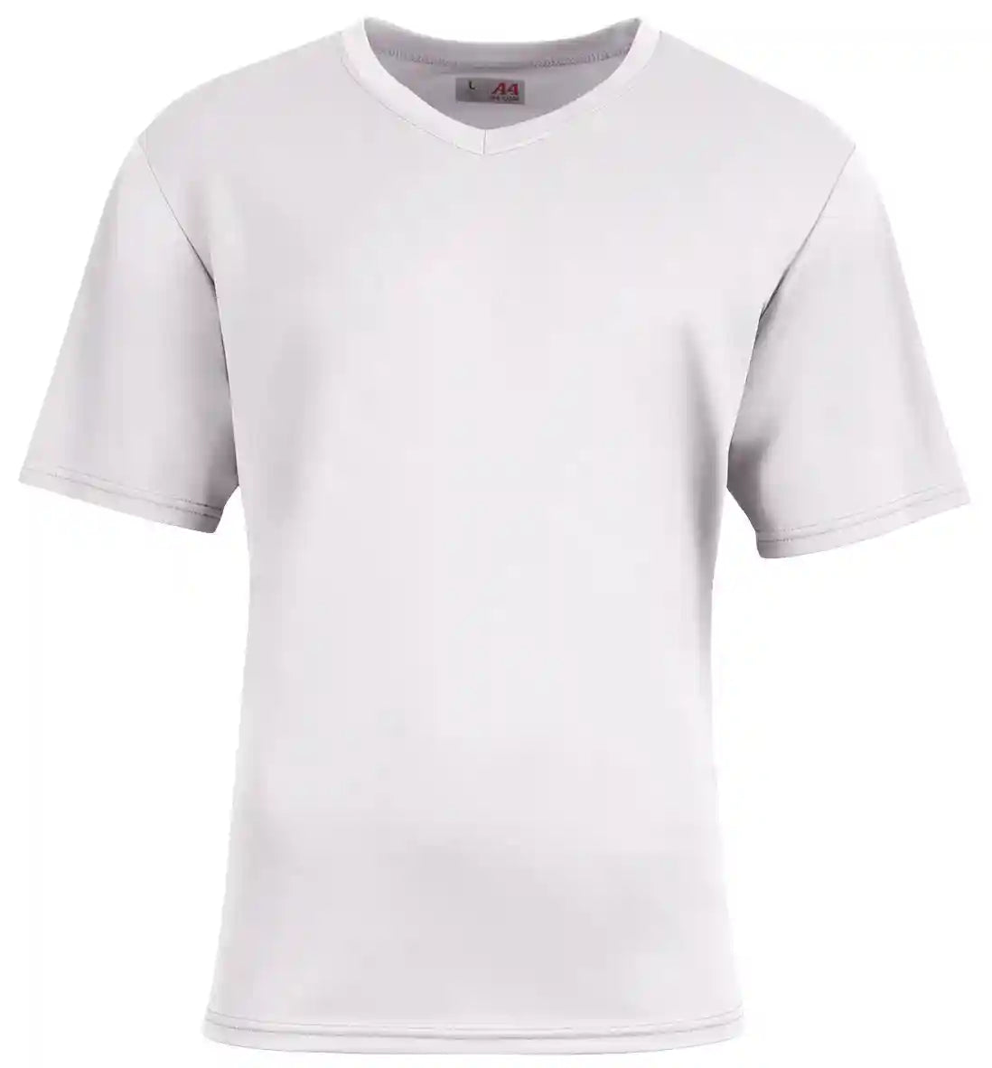 A4 N3511 Unisex Sprint V-neck T-shirt - White