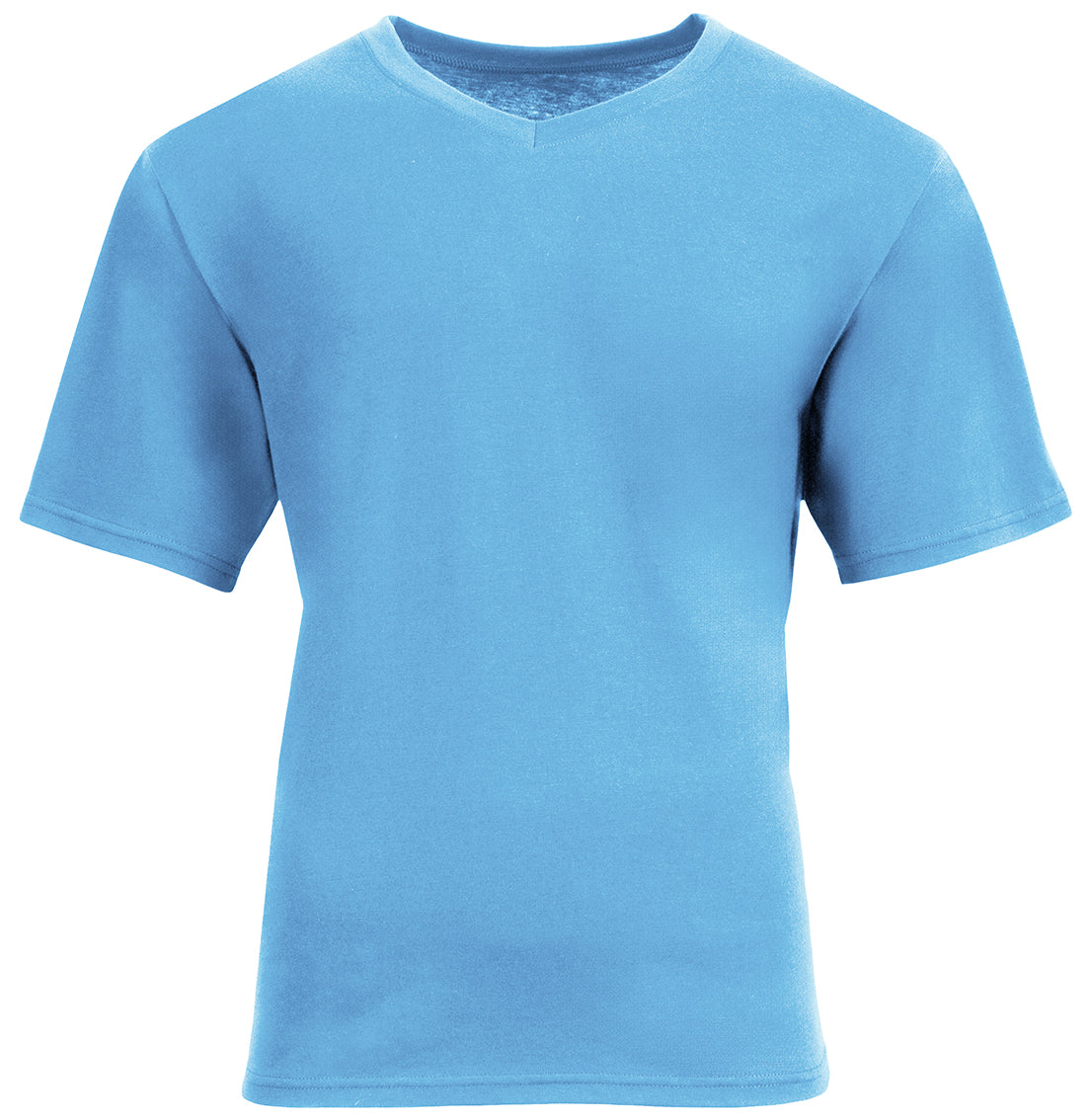 A4 N3512 Unisex Softek V-neck T-shirt - Light Blue