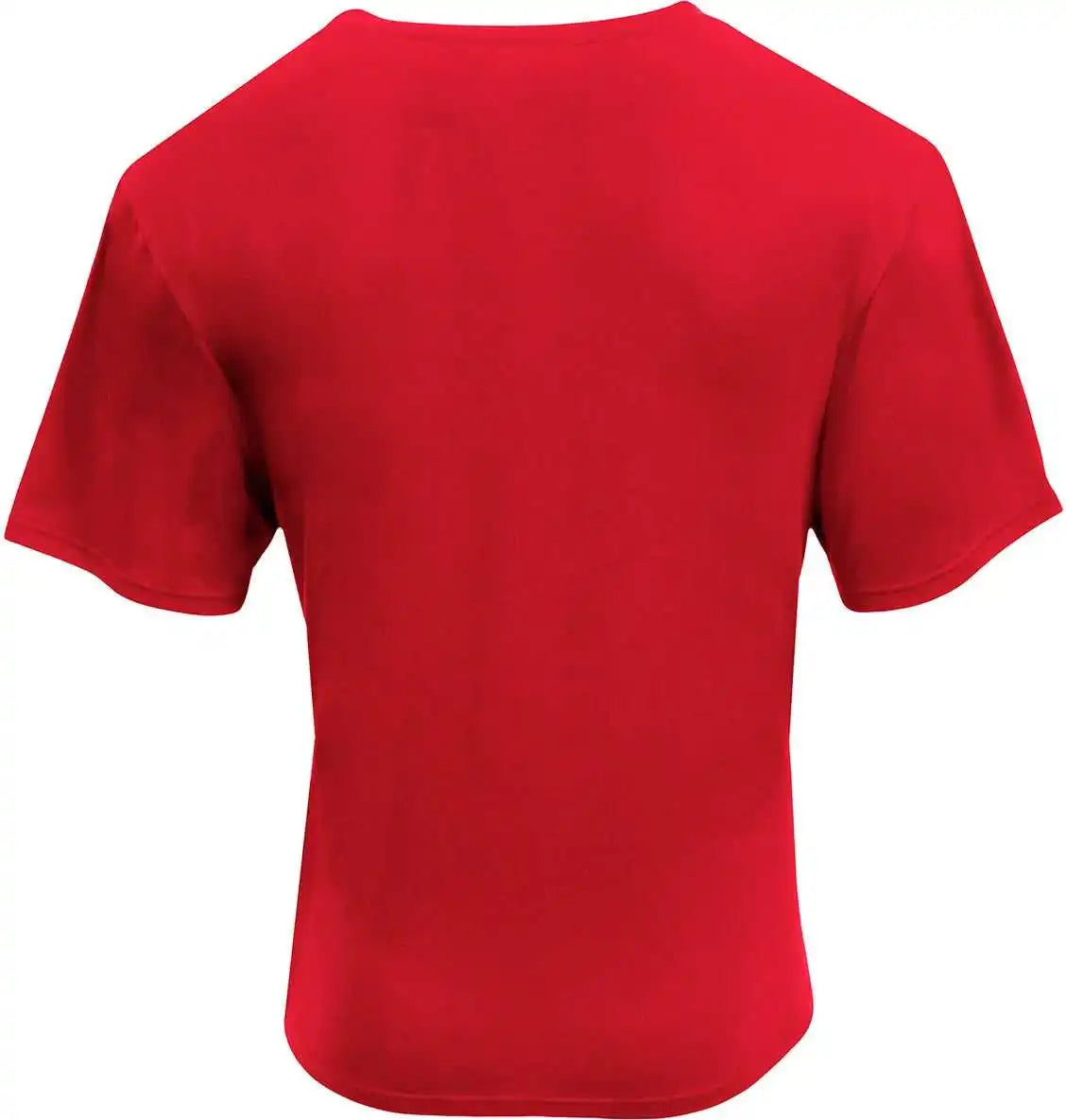 A4 N3512 Unisex Softek V-neck T-shirt - Scarlet