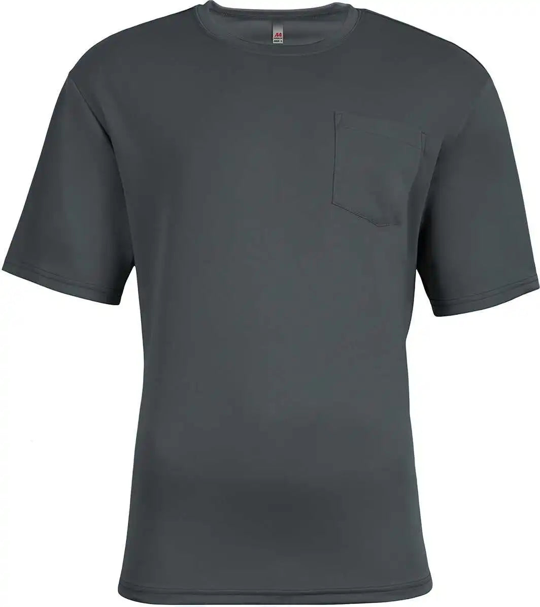 A4 N3515 Unisex Sprint Pocket t Shirt Graphite
