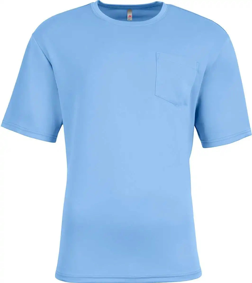 A4 N3515 Unisex Sprint Pocket t Shirt Light Blue