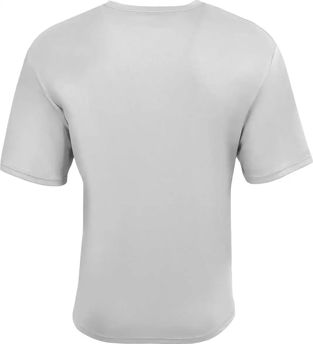 A4 N3515 Unisex Sprint Pocket t Shirt Silver