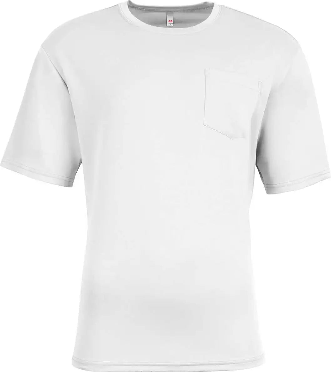 A4 N3515 Unisex Sprint Pocket T-shirt - White