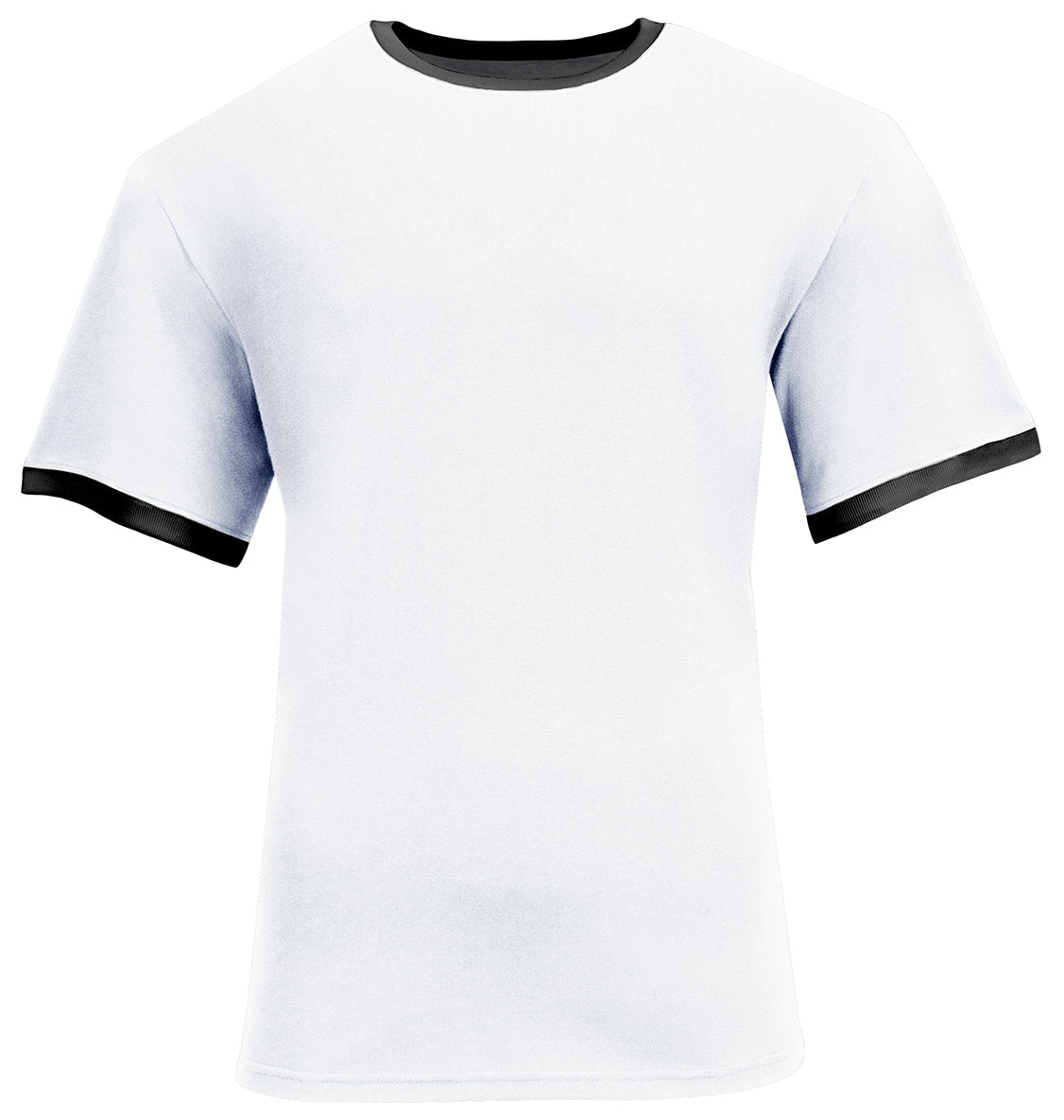 A4 N3518 Softek Ringer Tee - White Black - White/black / Xs