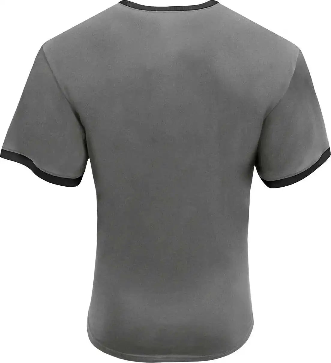 A4 N3518 Unisex Softek Ringer T-shirt - Graphite