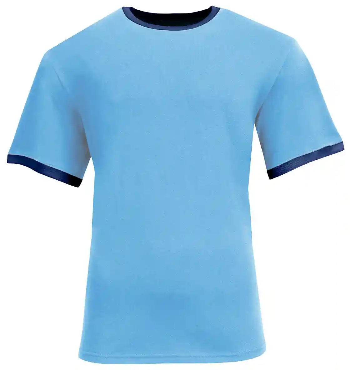 A4 N3518 Unisex Softek Ringer T-shirt - Navy