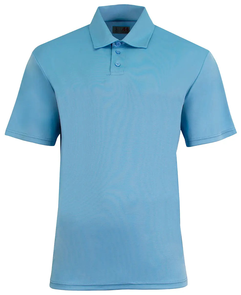 A4 N3520 Sprint Polo - Ltblue - Columbia Blue / Adult Xs
