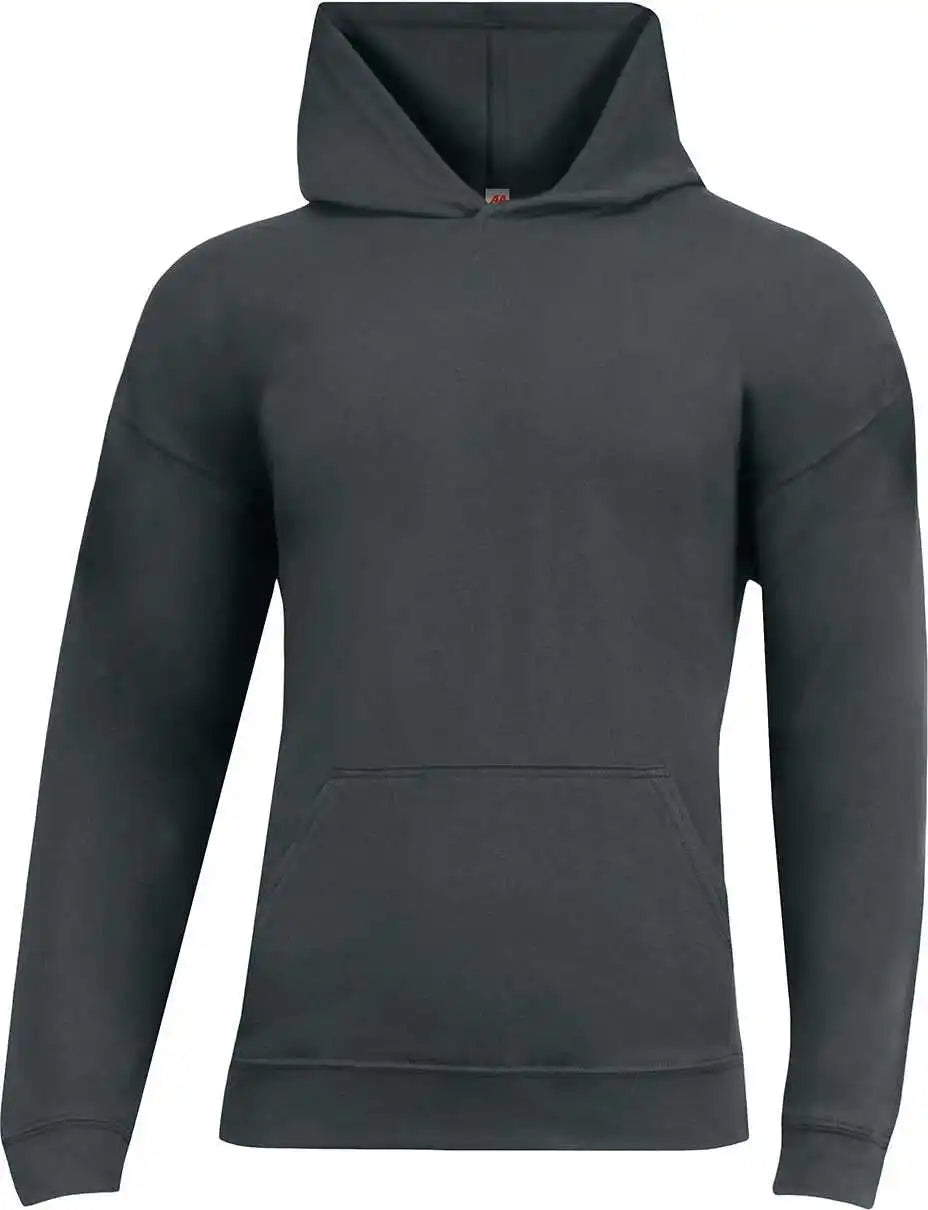 A4 N3528 Unisex Softek Long Sleeve Hooded t Shirt Graphite