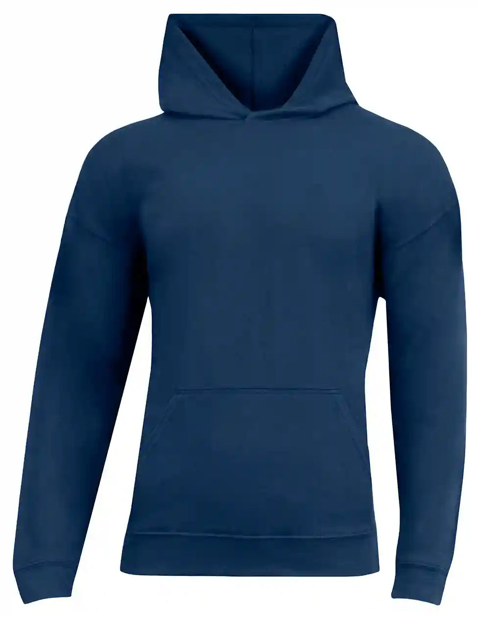 A4 N3528 Unisex Softek Long-sleeve Hooded T-shirt - Navy