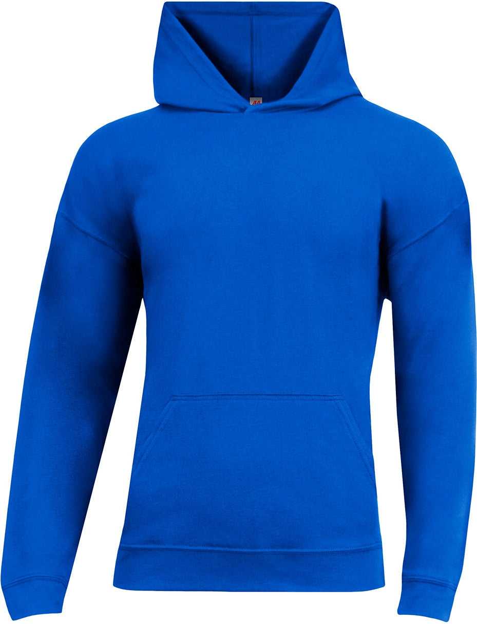 A4 N3528 Unisex Softek Long-sleeve Hooded T-shirt - Royal