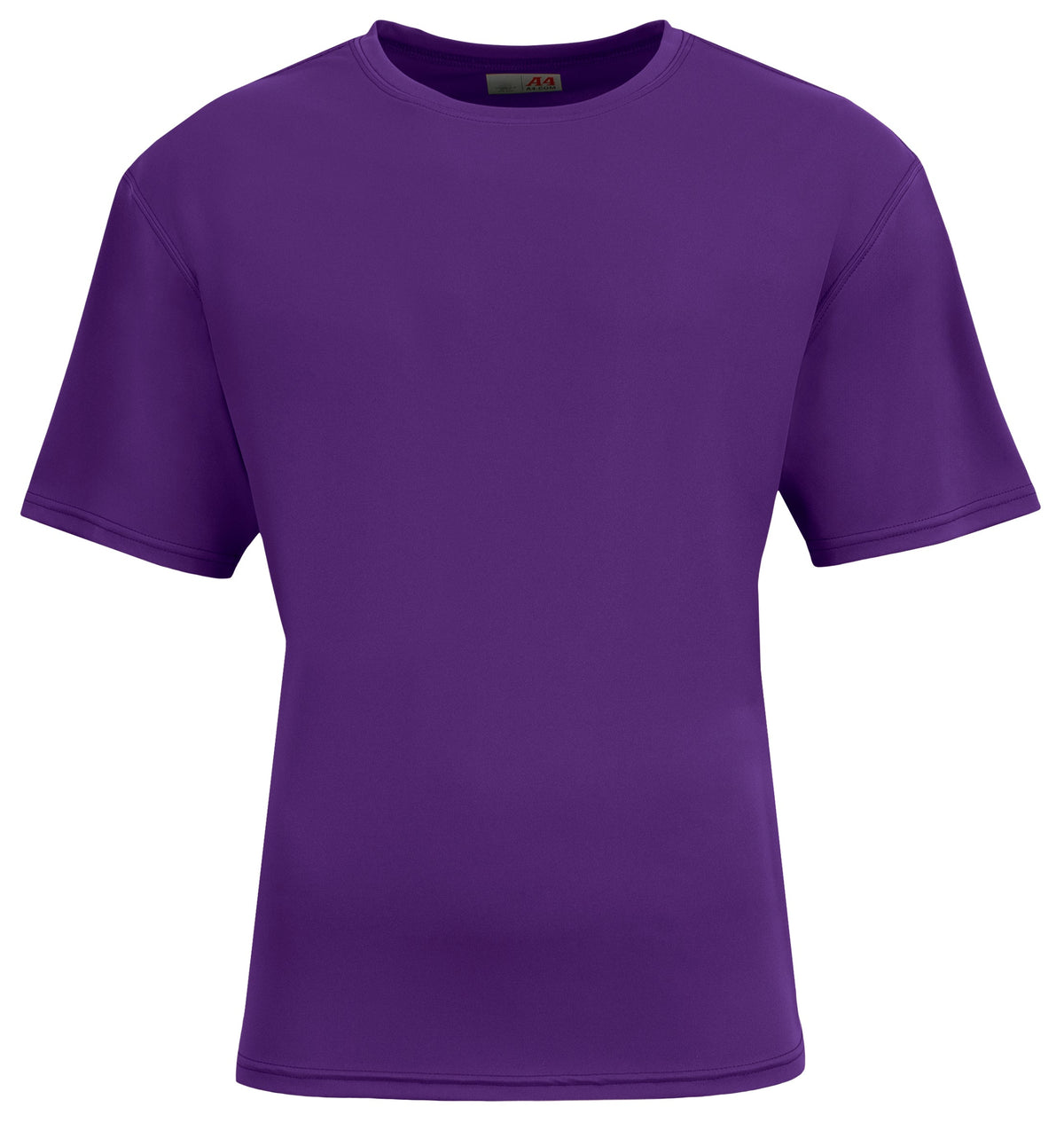 A4 N3531 Airflex Short Sleeve Crew - Purple - Xs
