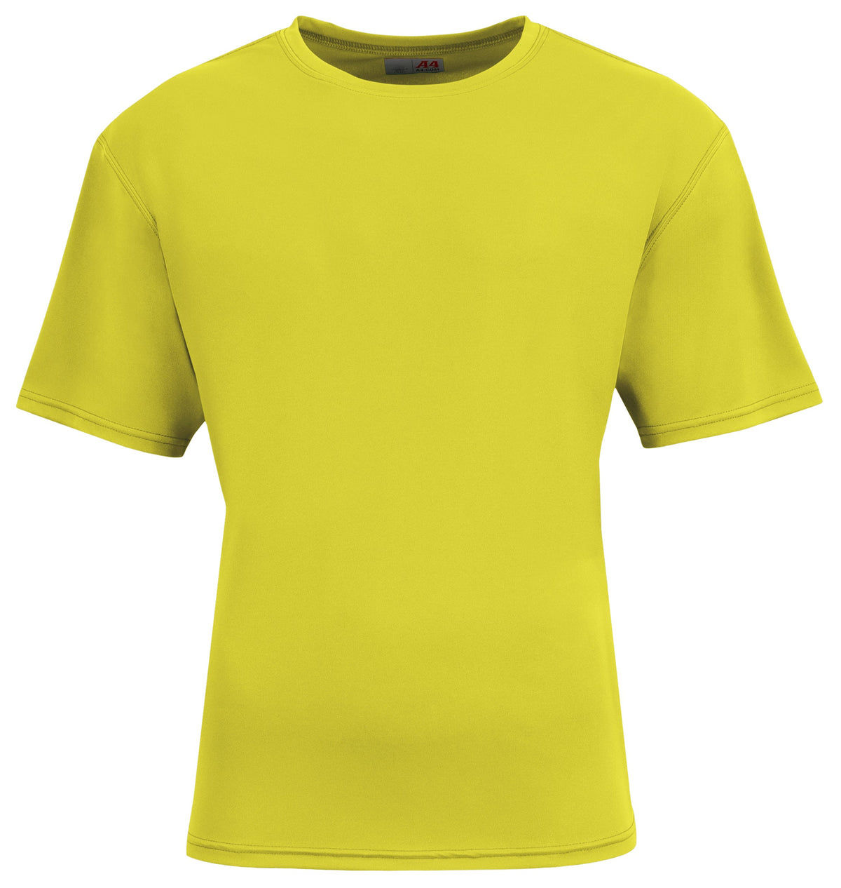 A4 N3531 Airflex Short Sleeve Crew - Safety Yellow - Xs