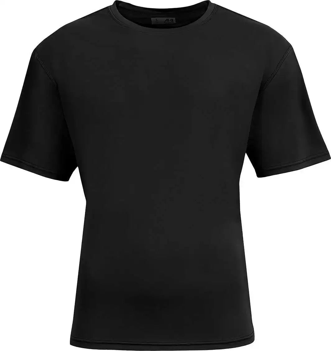 A4 N3531 Unisex Airflex t Shirt Black