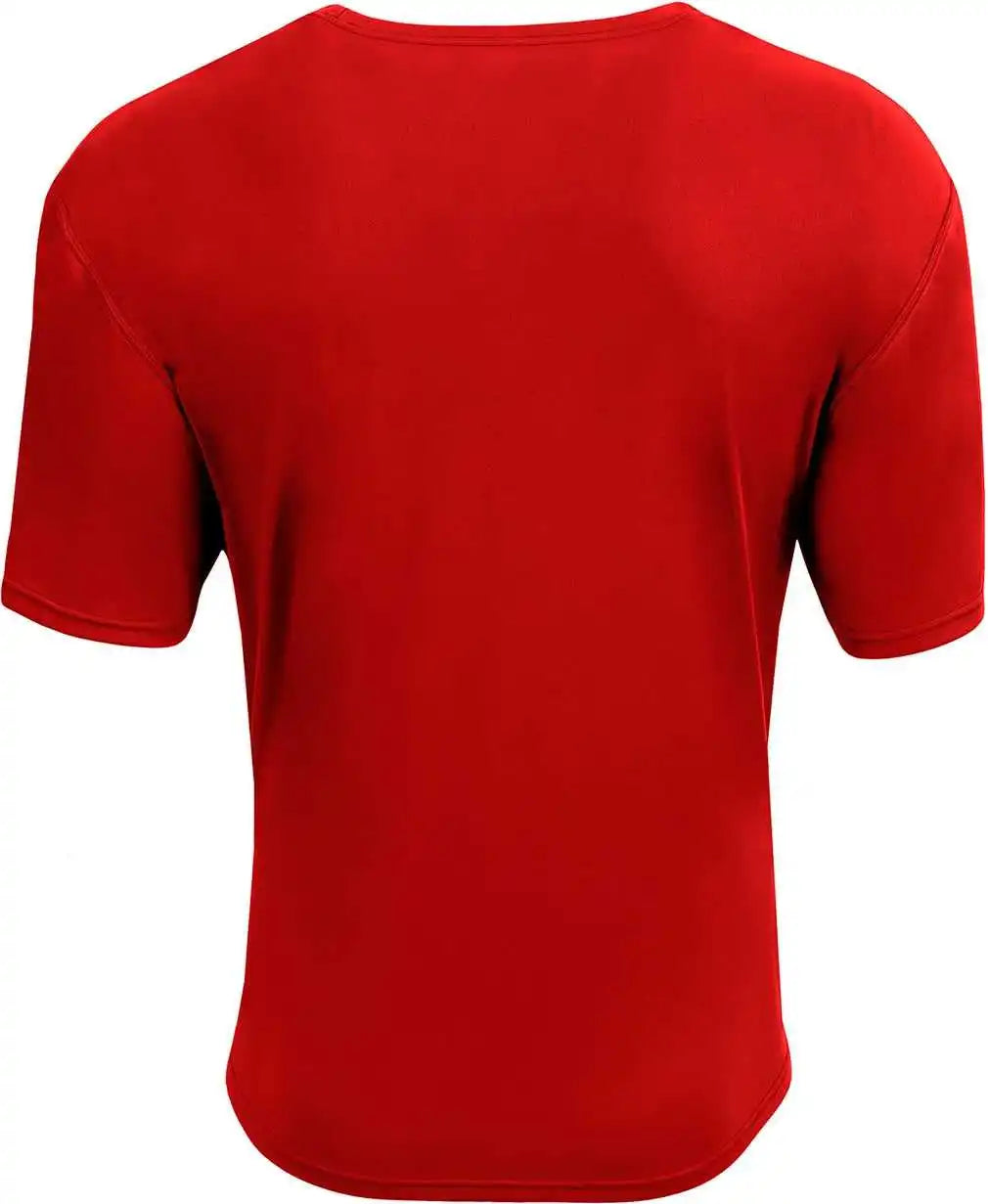 A4 N3531 Unisex Airflex T-shirt - Scarlet