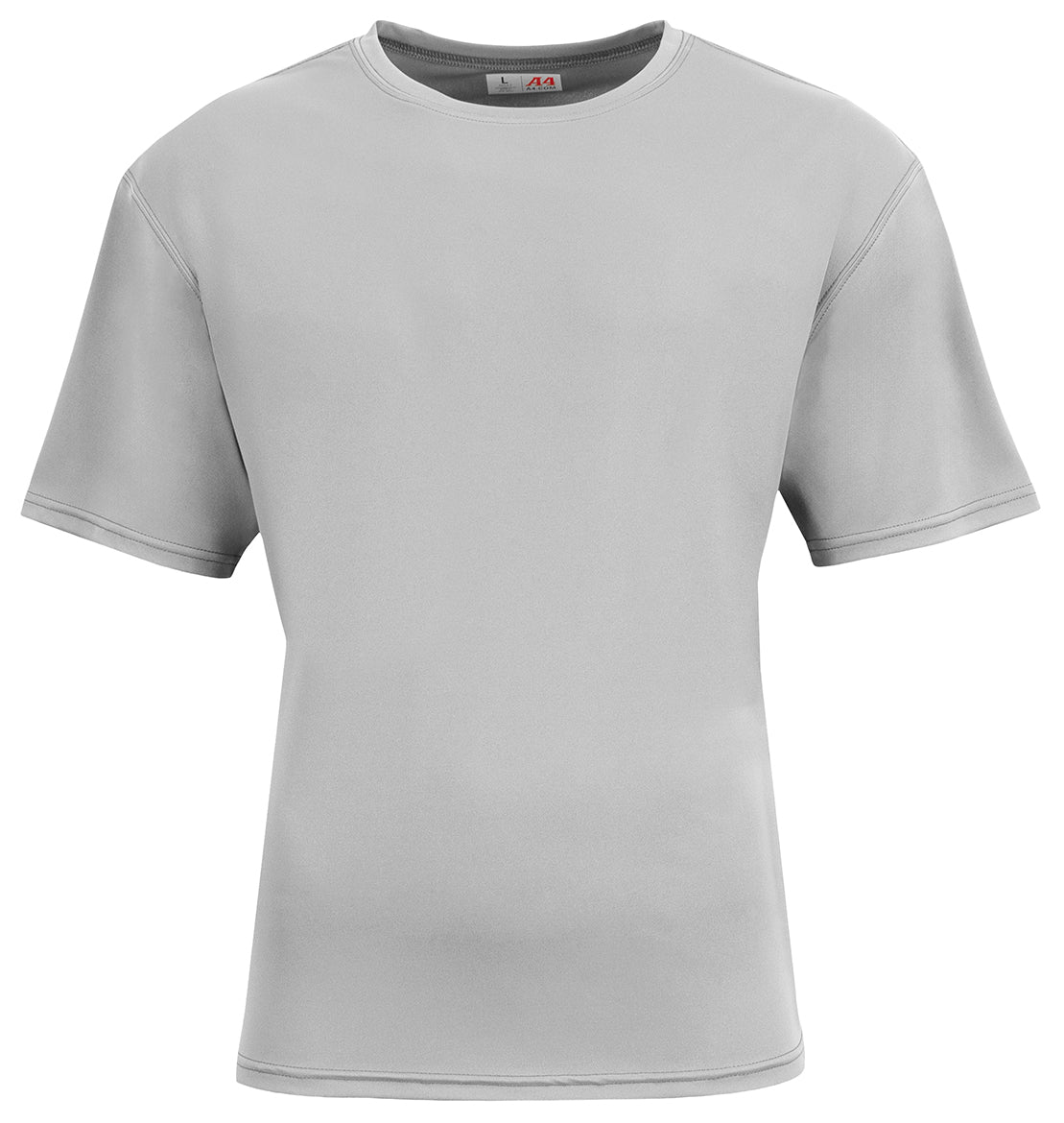 A4 N3531 Unisex Airflex T-shirt - Silver