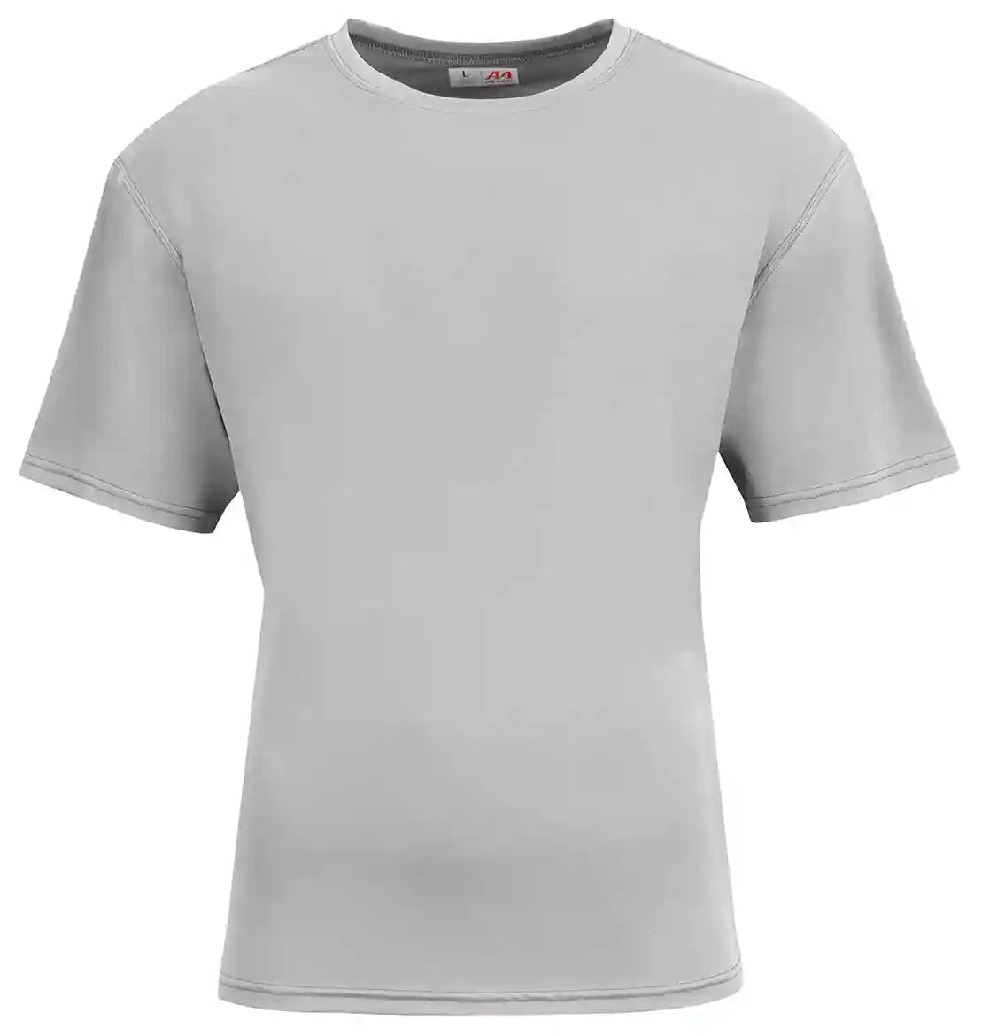 A4 N3531 Unisex Airflex T-shirt - Silver