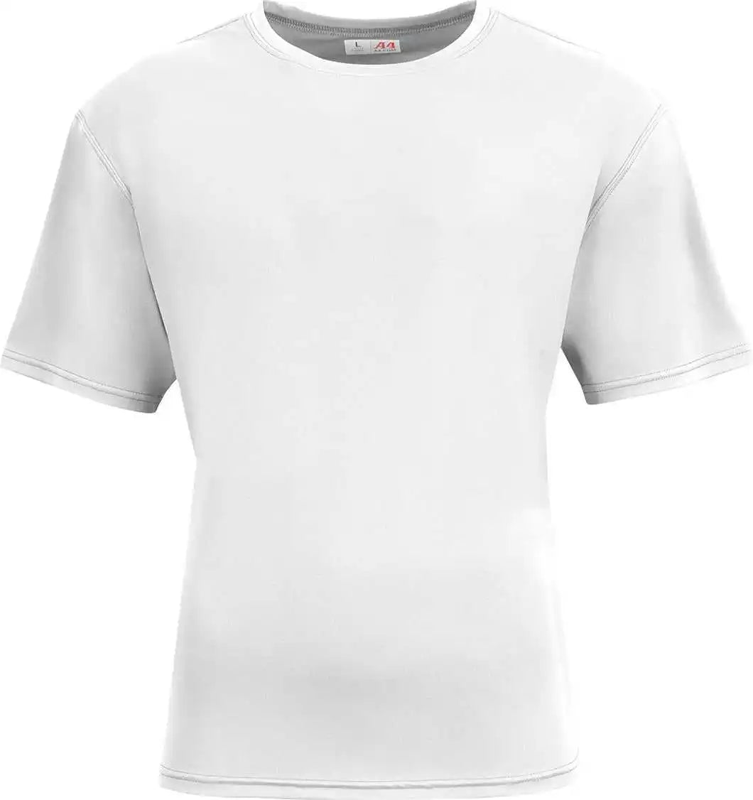 A4 N3531 Unisex Airflex t Shirt White