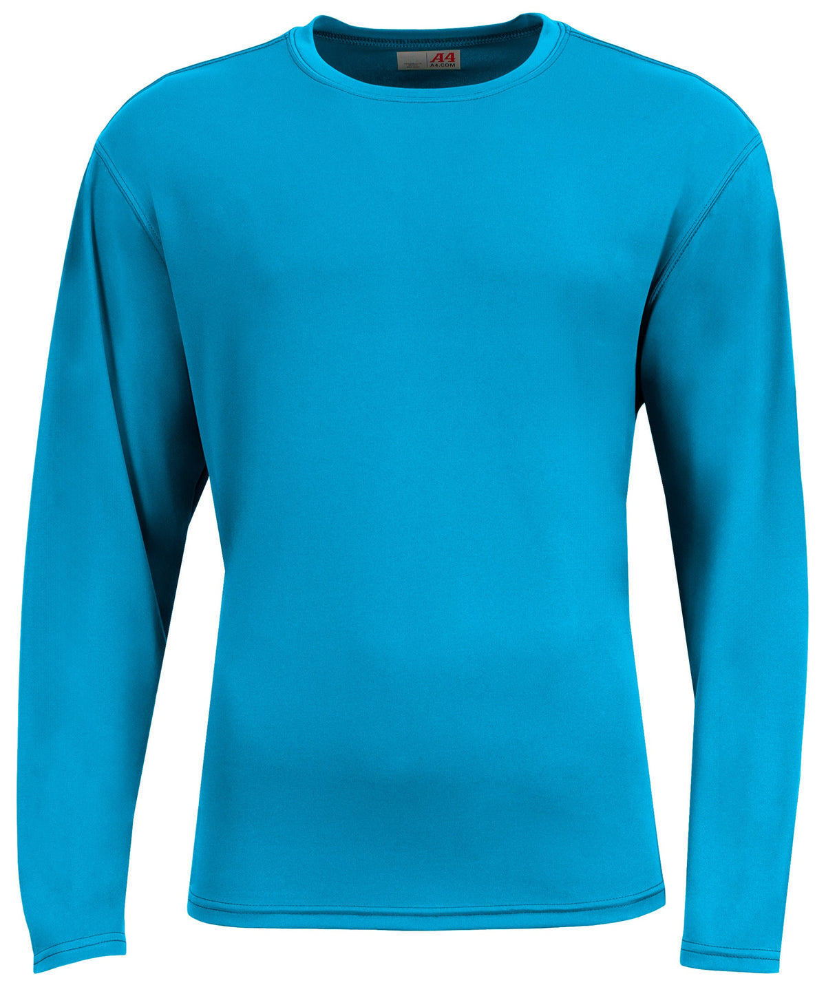 A4 N3532 Airflex Long Sleeve Crew - Electric Blue - Xs
