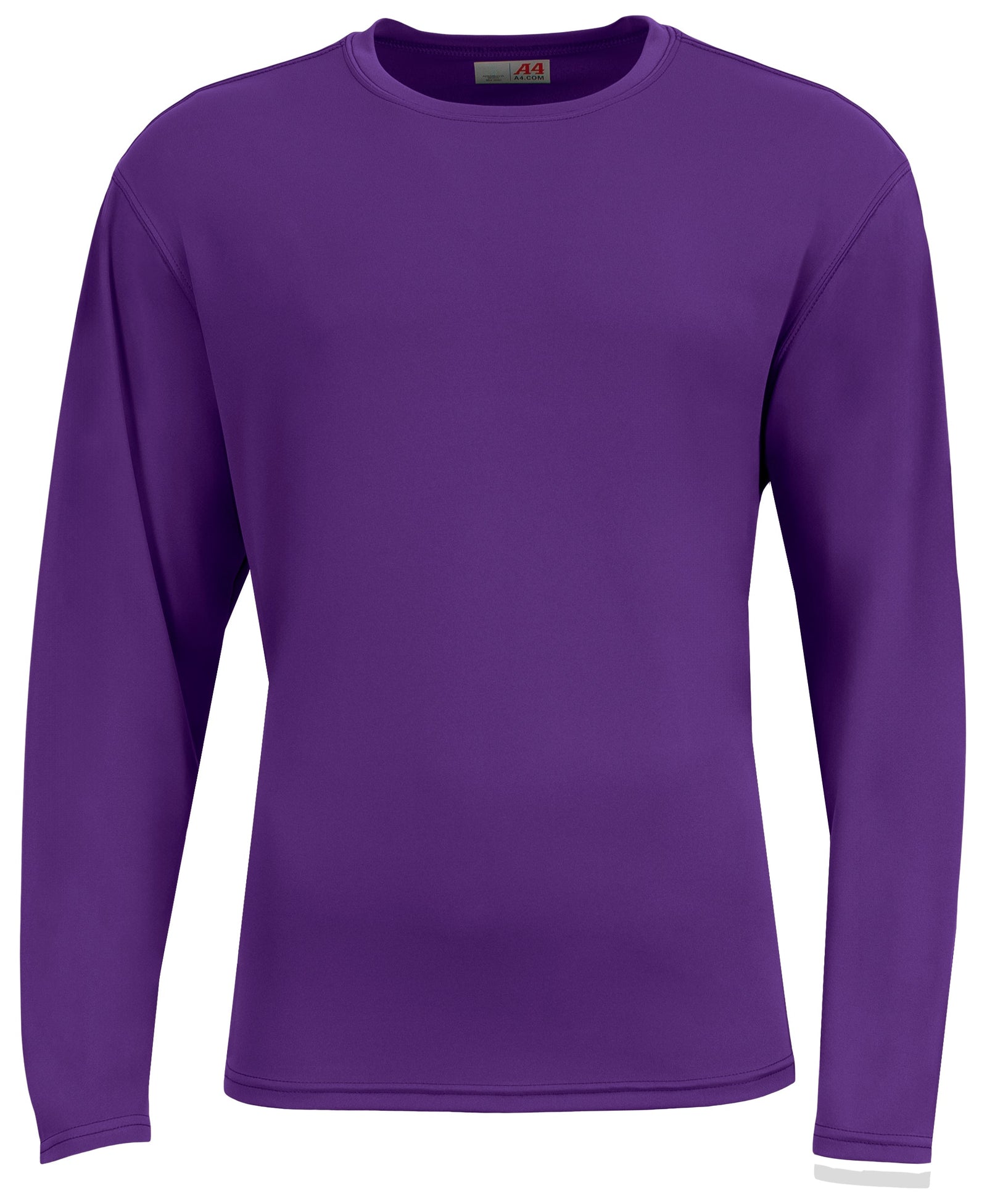 A4 N3532 Airflex Long Sleeve Crew - Purple