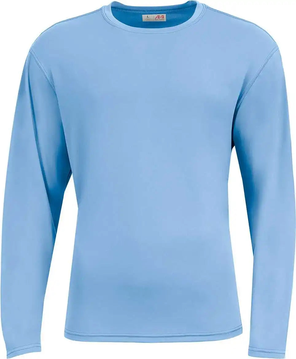 A4 N3532 Unisex Airflex Long-sleeve Raglan T-shirt - Light Blue