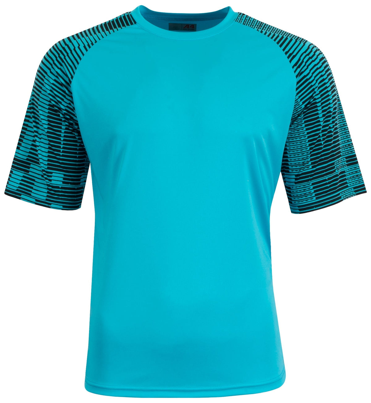 A4 N3551 Attacker Soccer Jersey - Electric Blue Black