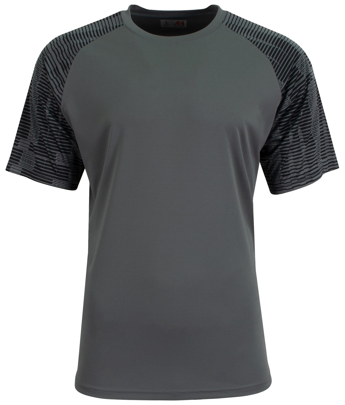 A4 N3551 Attacker Soccer Jersey - Graphite Black - Gray-dark / Adult s