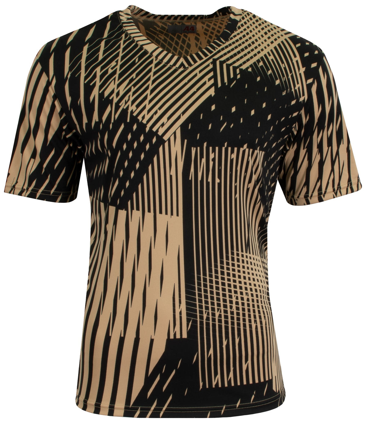 A4 N3553 Ricochet Soccer Jersey - Vegas Gold Black - Yellow-vegas-gold / Adult s