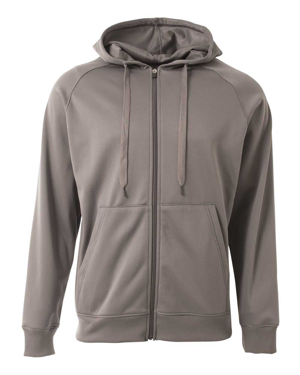 A4 N4001 Agility Tech Fleece Hoodie - Graphite