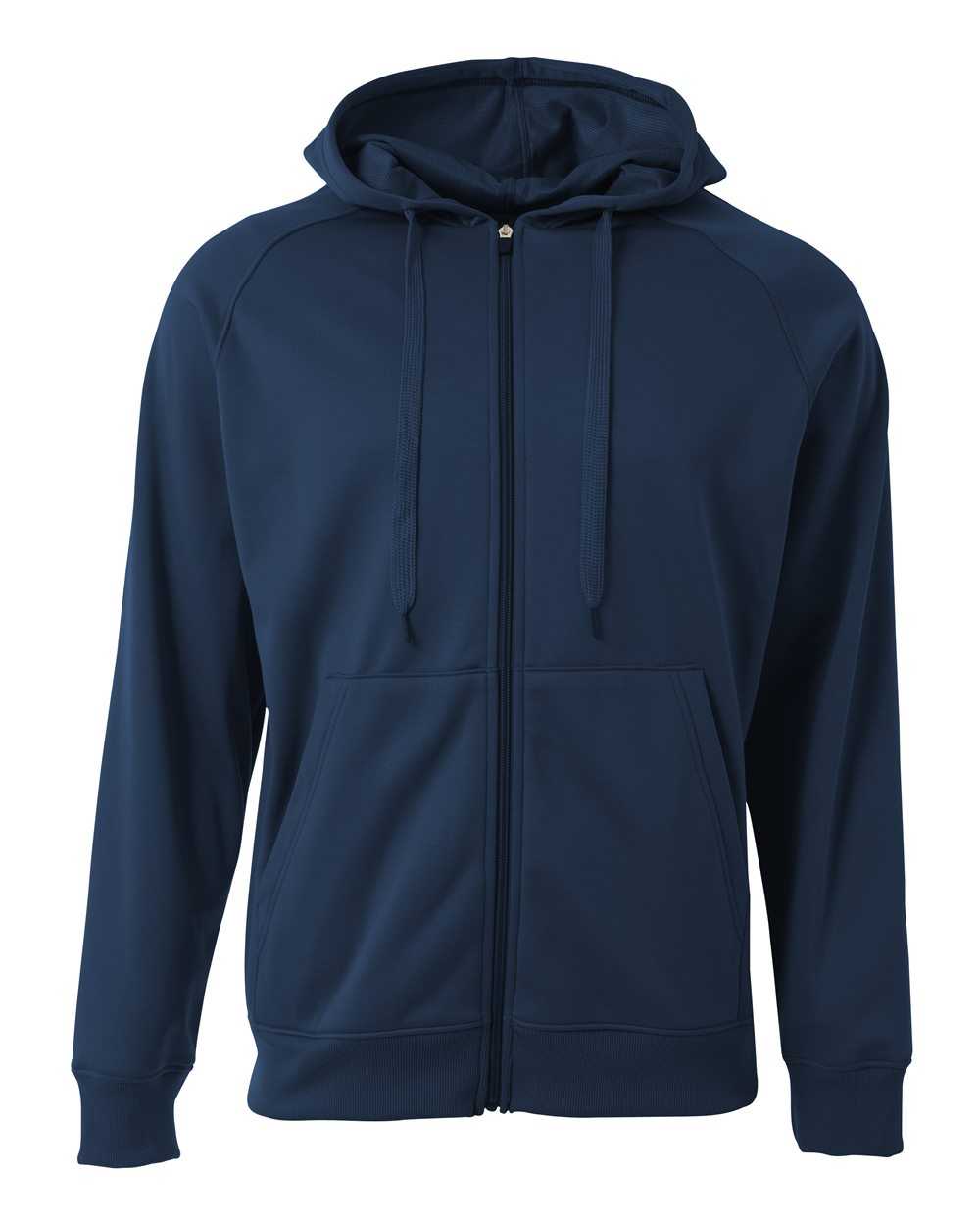 A4 N4001 Agility Tech Fleece Hoodie - Navy