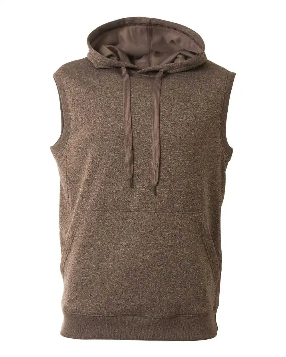 A4 N4002 Agility Sleeveless Hoodie - Charcoal