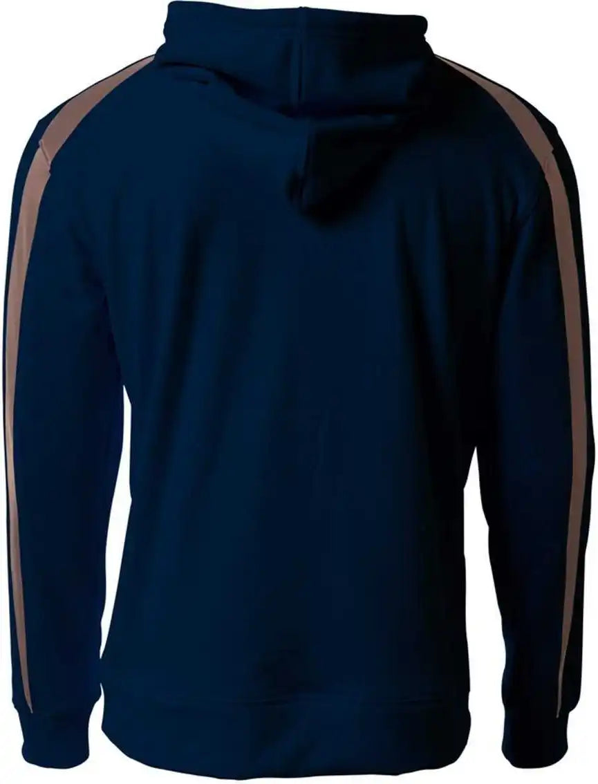 A4 N4004 Spartan Fleece Hoodie - Navy Graphite