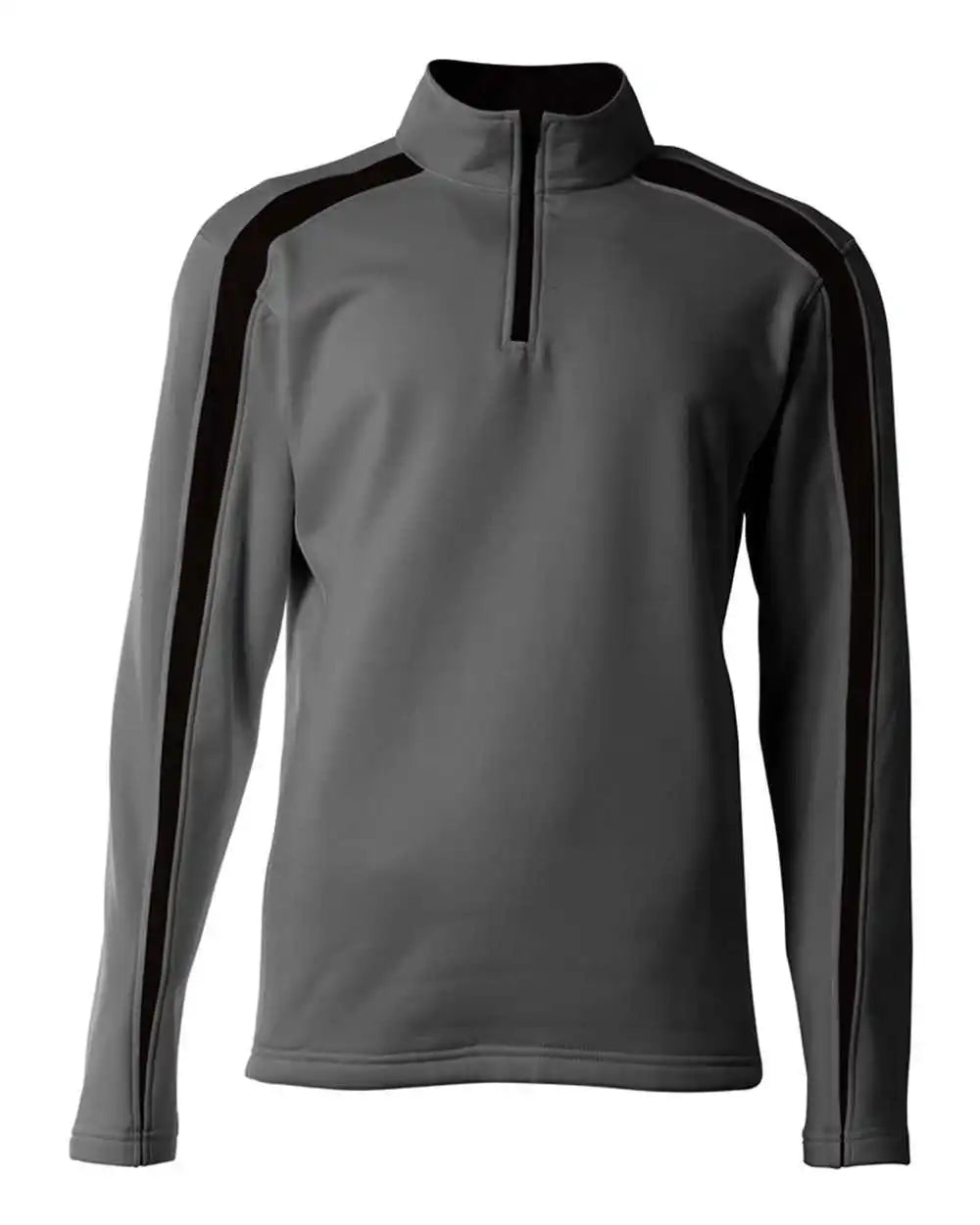 A4 N4005 Spartan Quarter Zip - Graphite Black