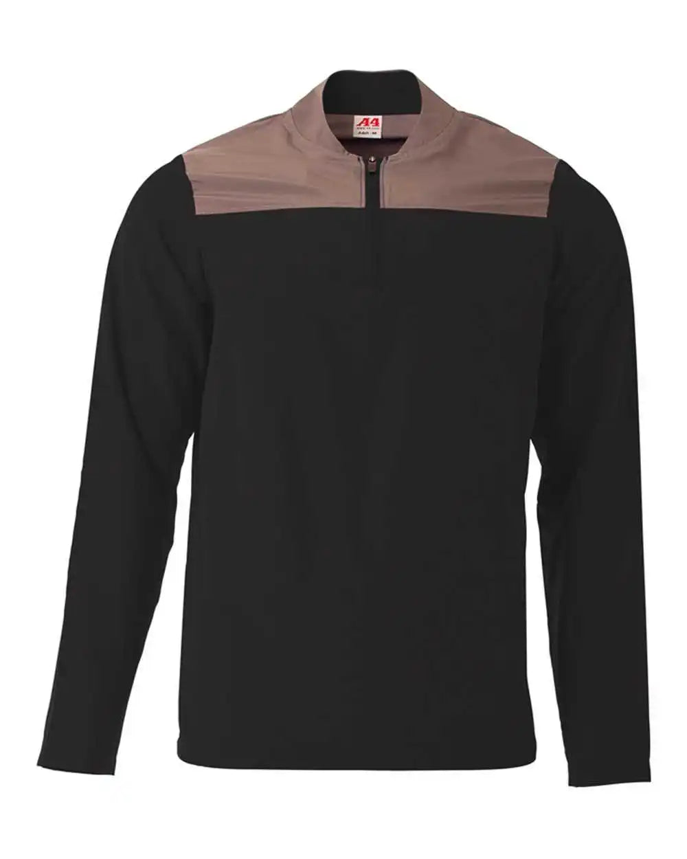 A4 N4014 the Element Quarter Zip - Black Graphite
