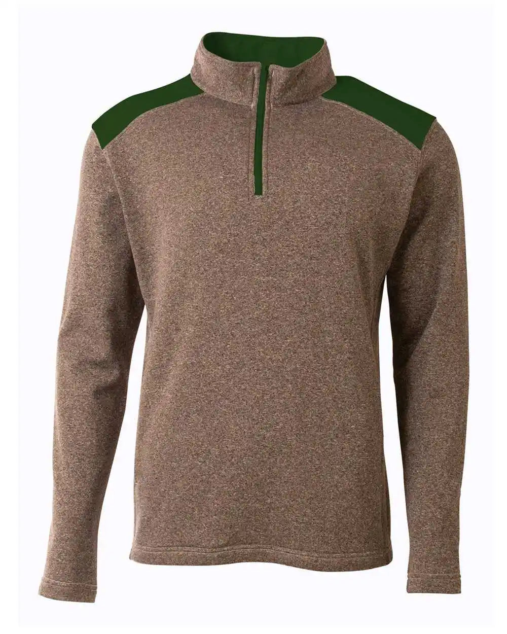 A4 N4094 Tourney Quarter Zip - Heather Forest