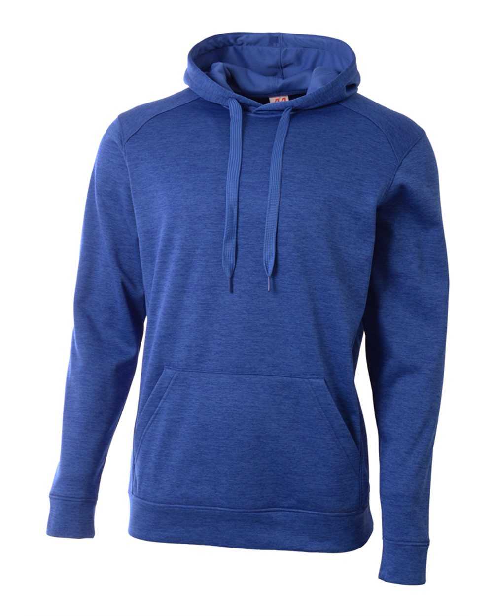 A4 N4103 Inspire Fleece Hoodie - Royal