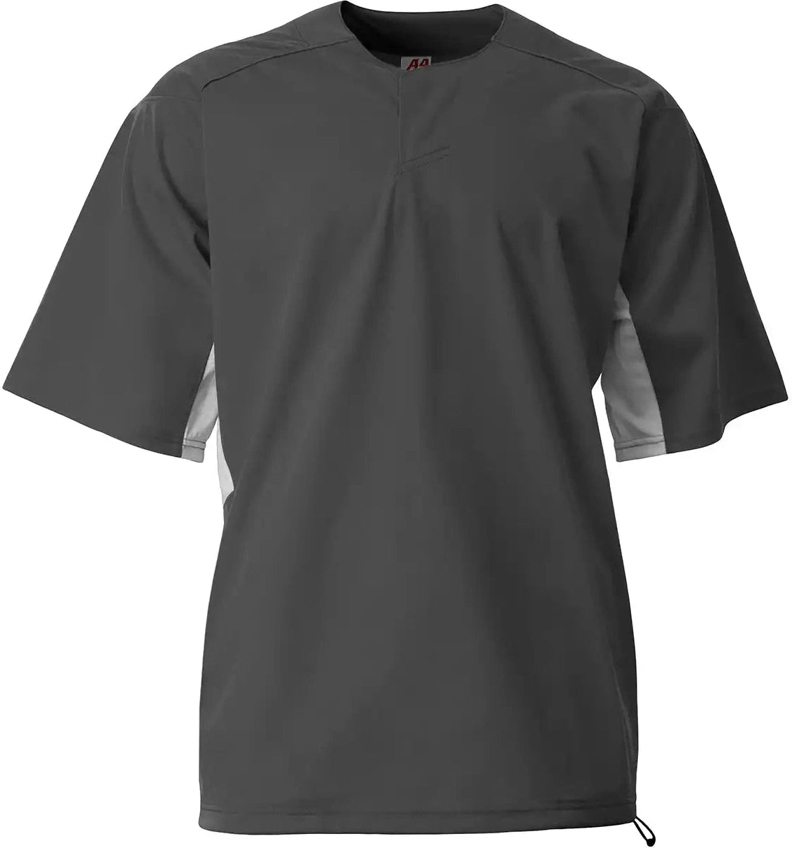 A4 N4188 Pro Dna Batting Jacket - Graphite White - Dark Gray / Adult Xs