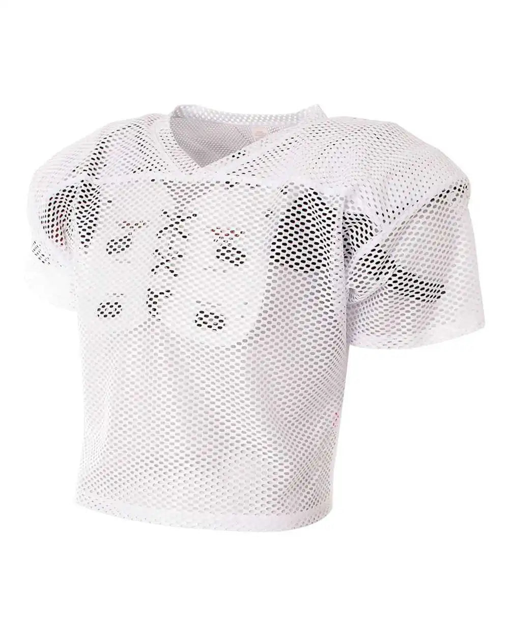 A4 N4190 All Porthole Practice Jersey White