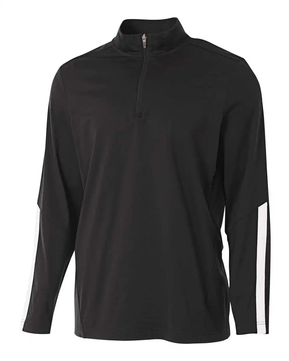 A4 N4262 League 1/4 Zip Jacket - Black White