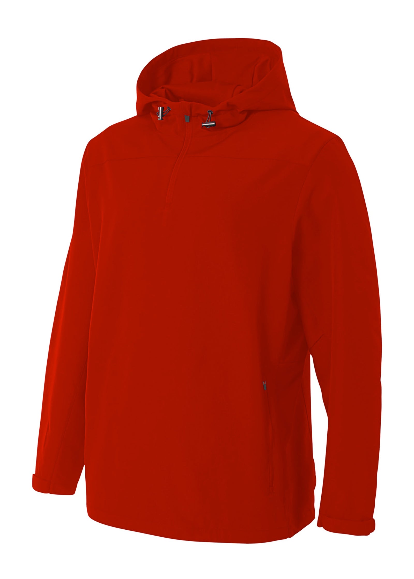A4 N4263 Force 1/4 Zip Windbreaker - Scarlet