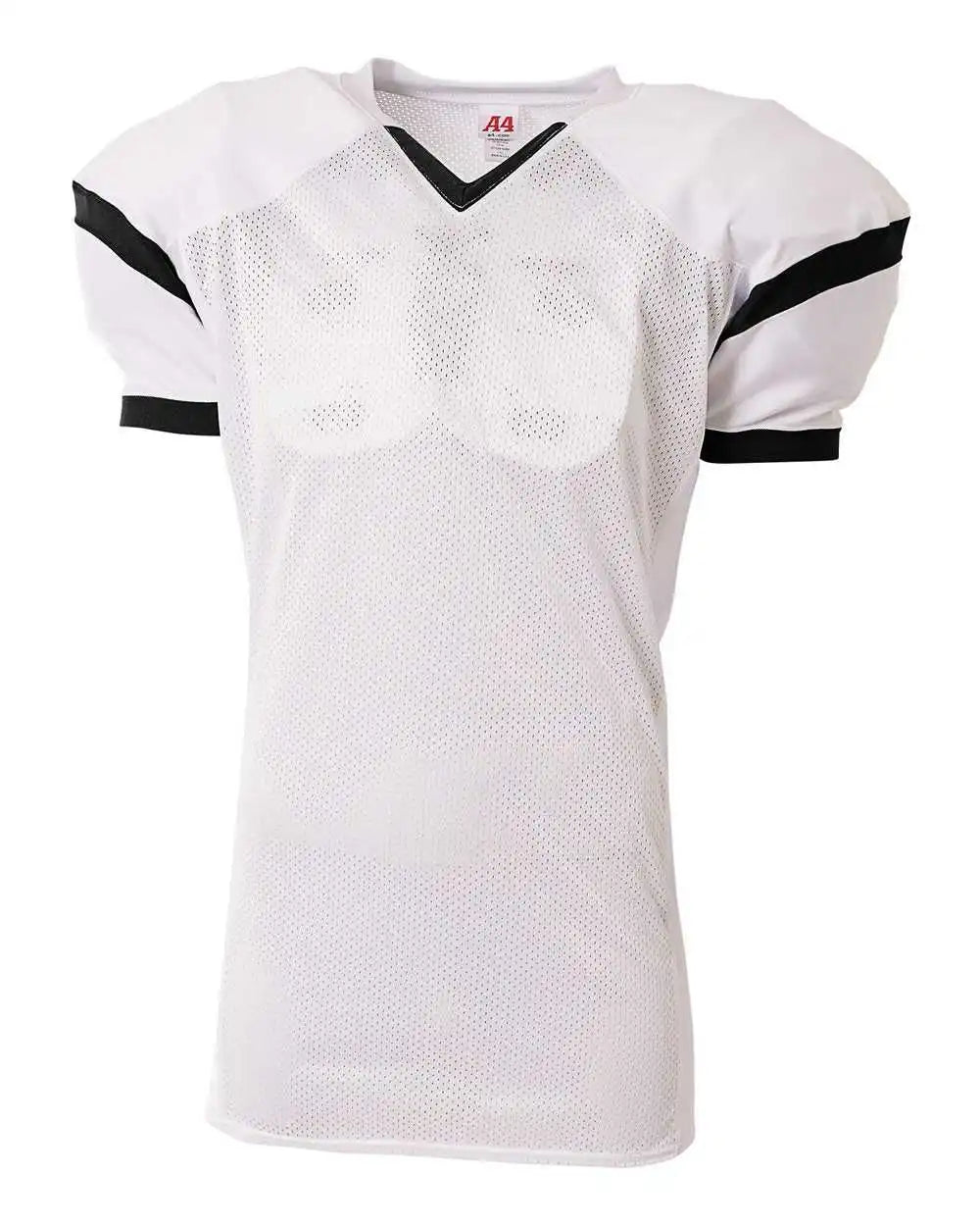 A4 N4265 the Rollout Football Jersey - White Black